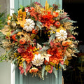 Autumn artificial wreath | Spiced Gold