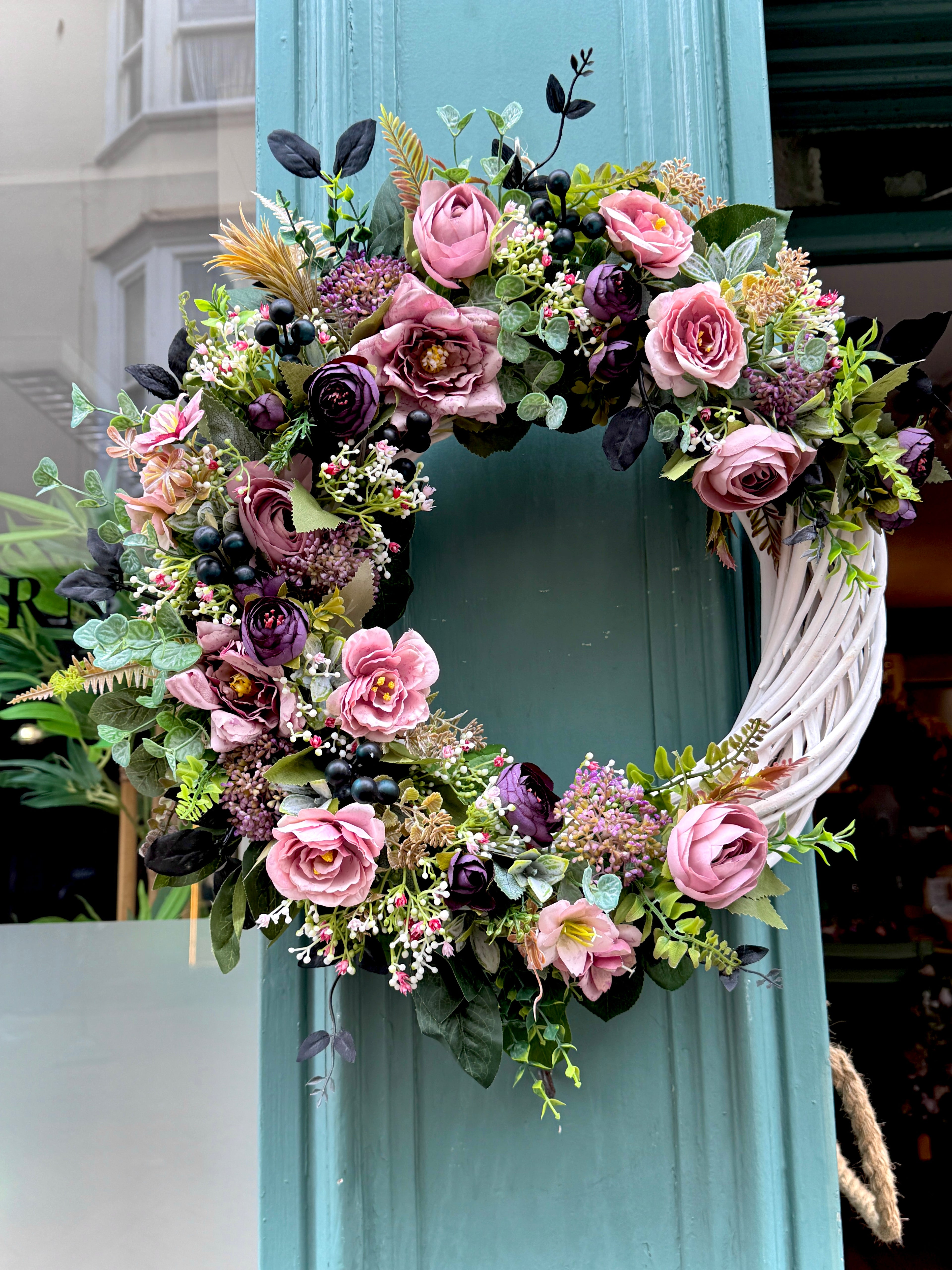 Midnight Moon Summer/Autumn Wreath