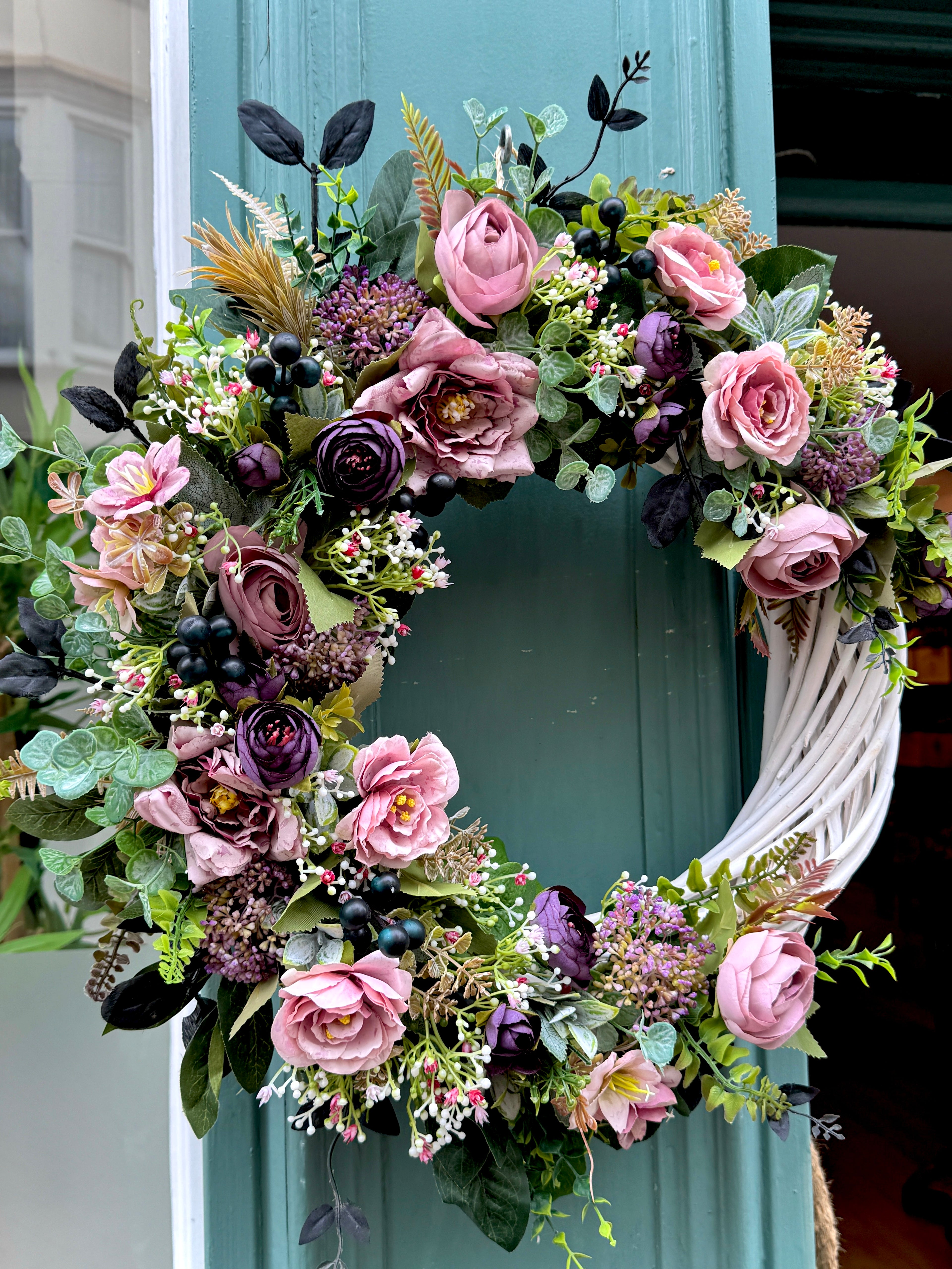 Midnight Moon Summer/Autumn Wreath