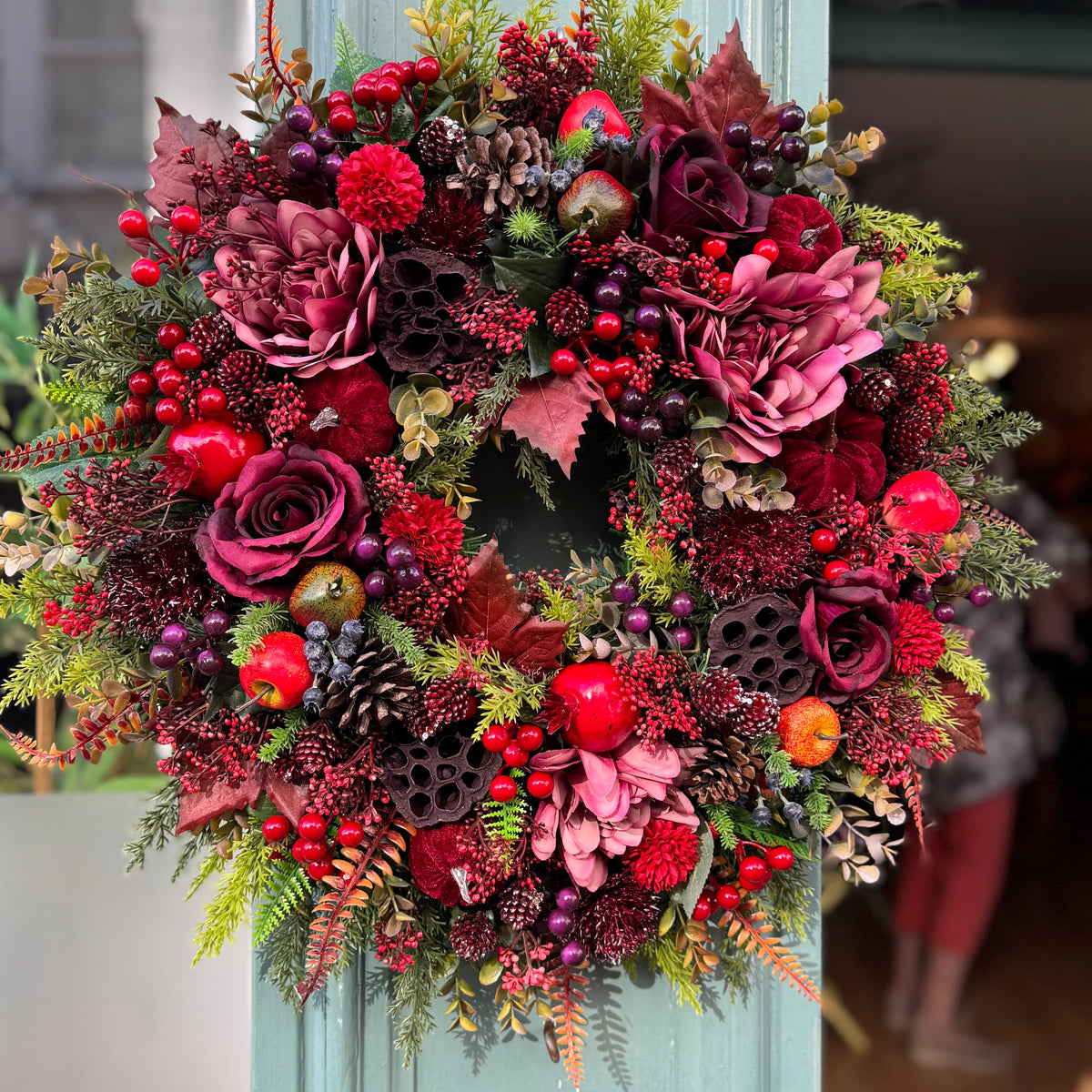 Autumn/Christmas Wreath | Mulled Wine