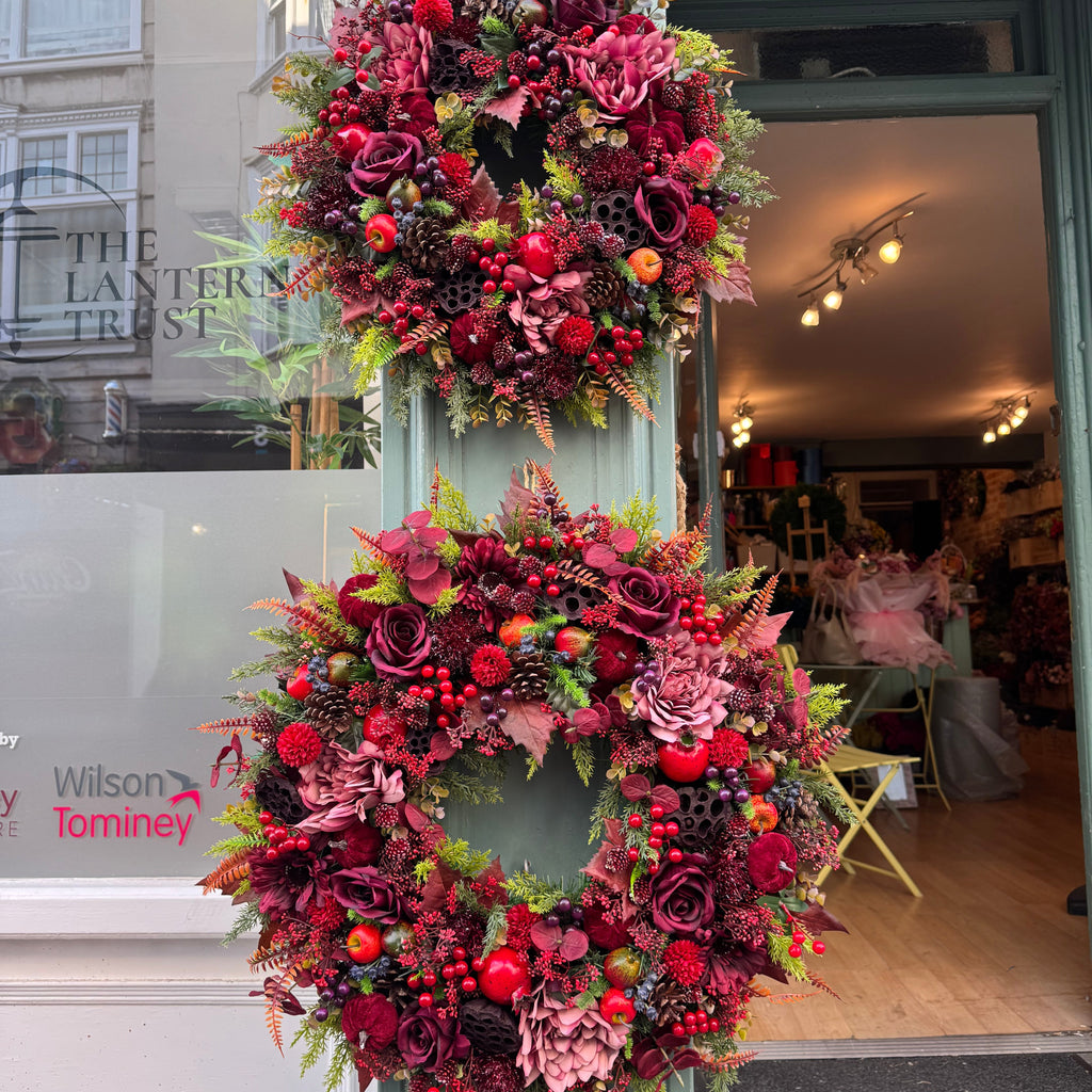 Autumn/Christmas Wreath | Mulled Wine
