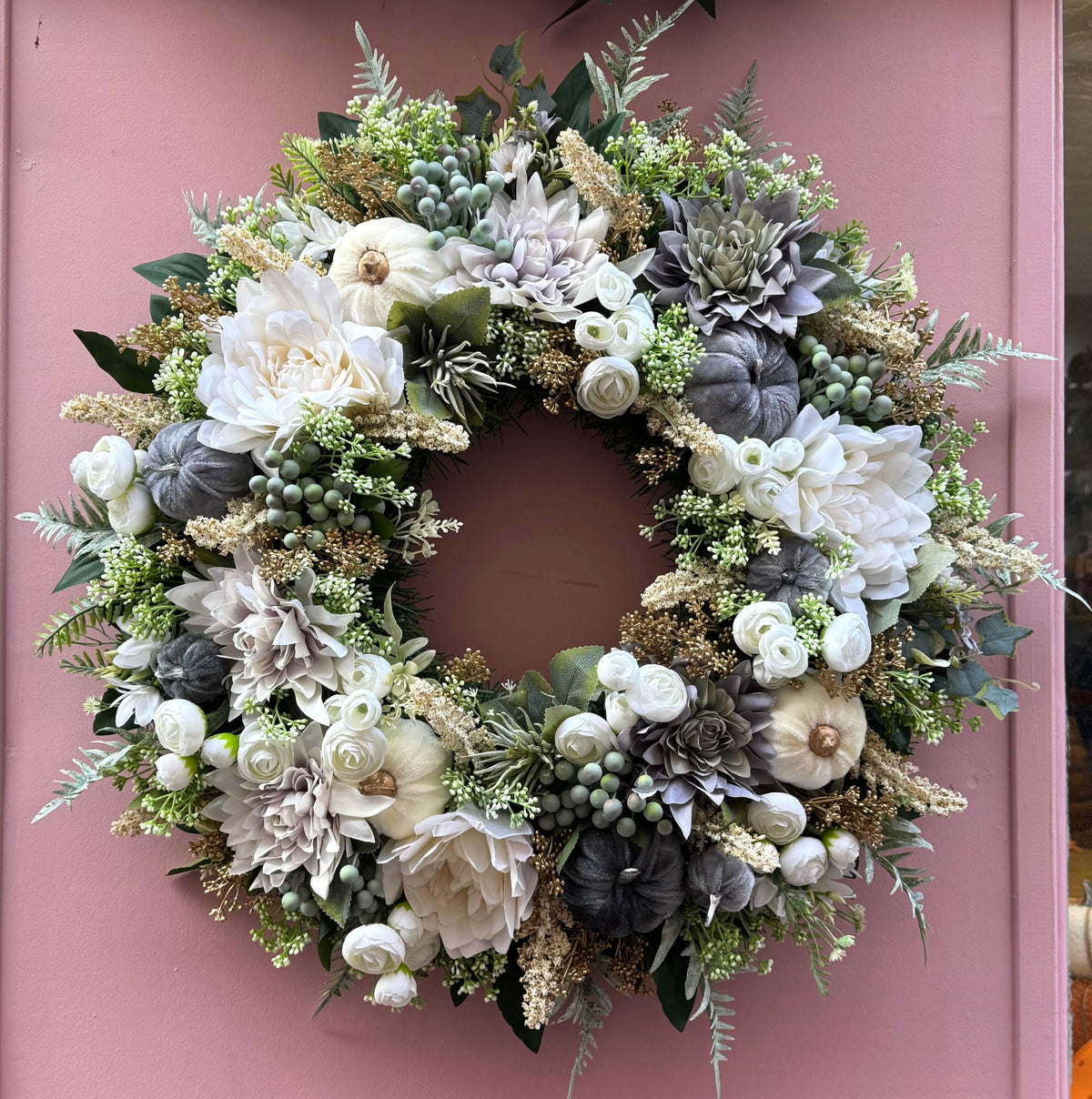 Large Autumn Wreath | white Autumn