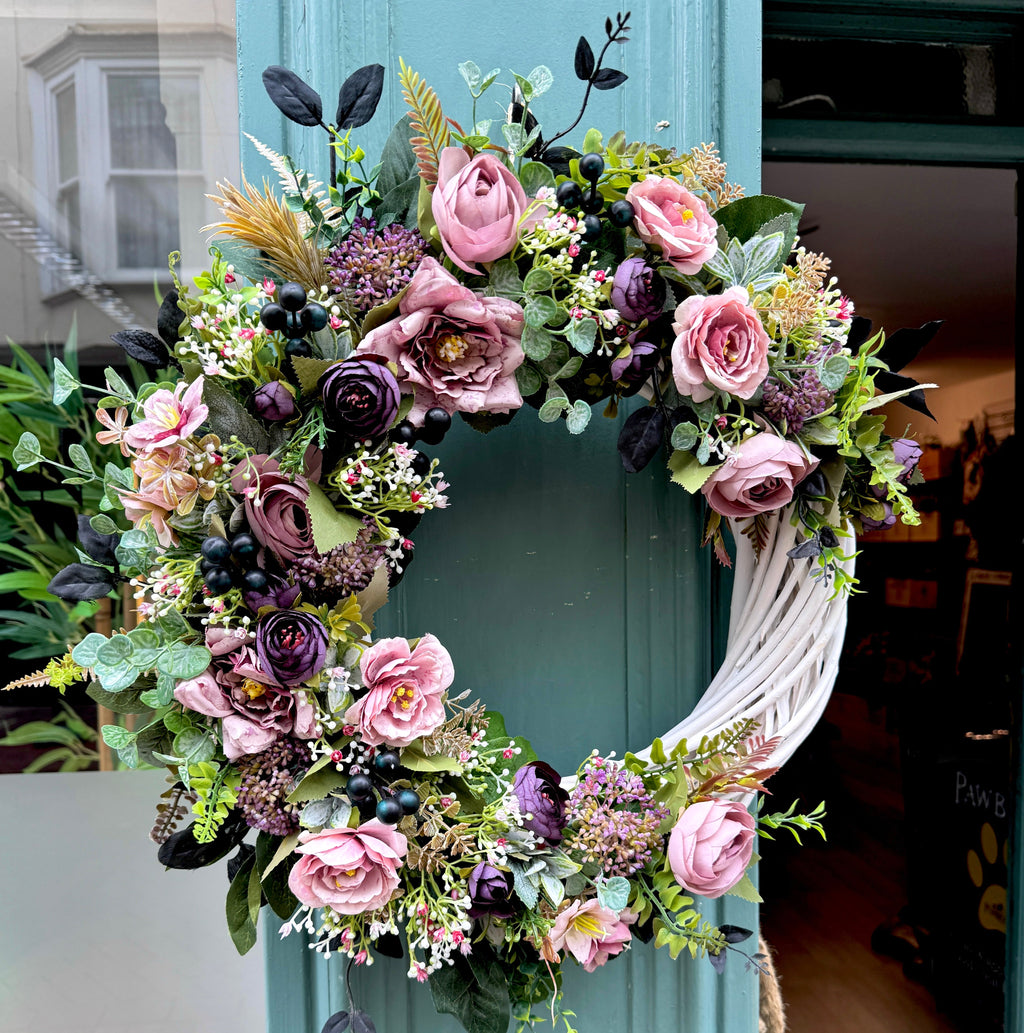 Midnight Moon Summer/Autumn Wreath