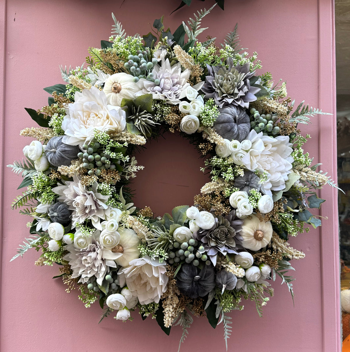 Large Autumn Wreath | white Autumn