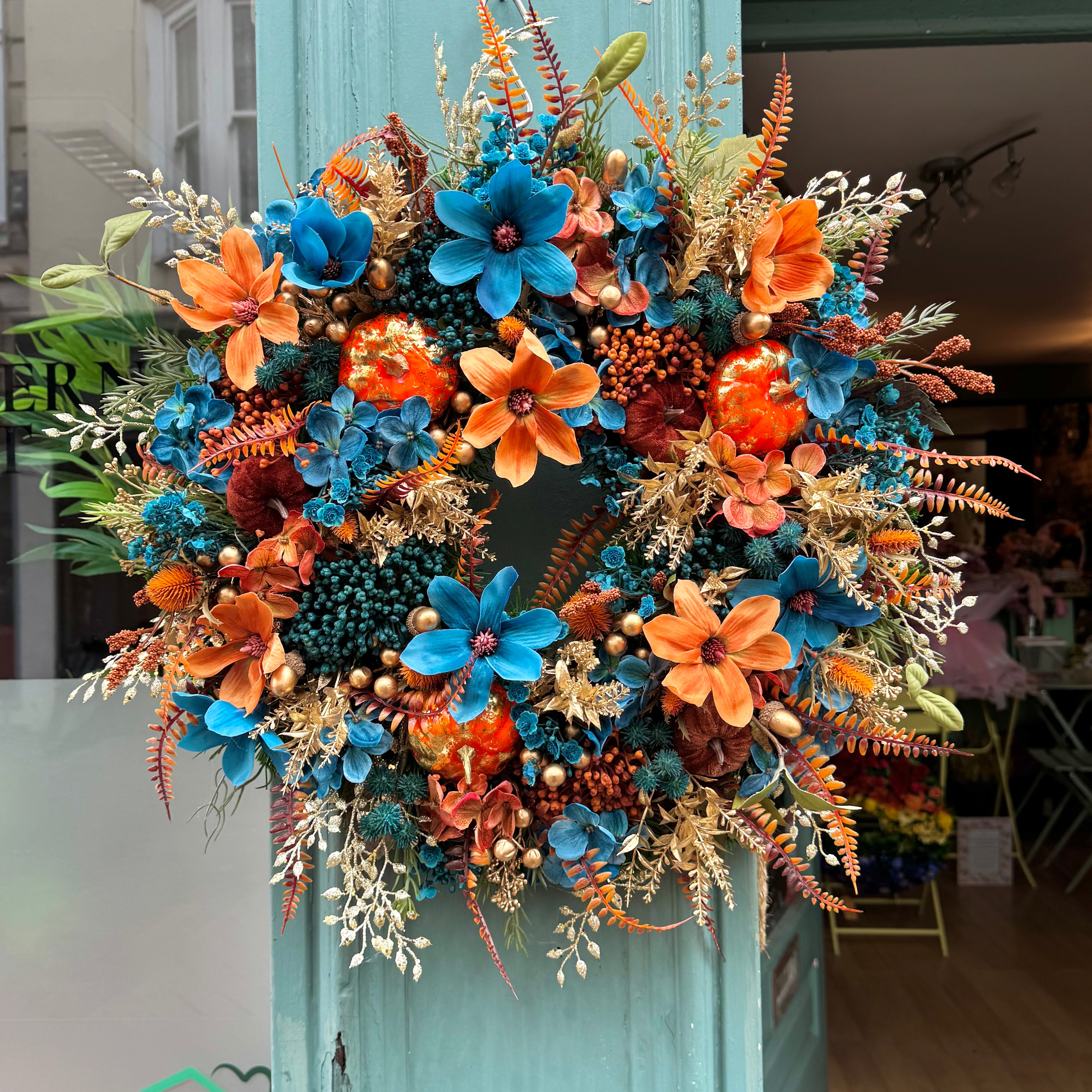Autumn Wreath | Popping Pumpkin