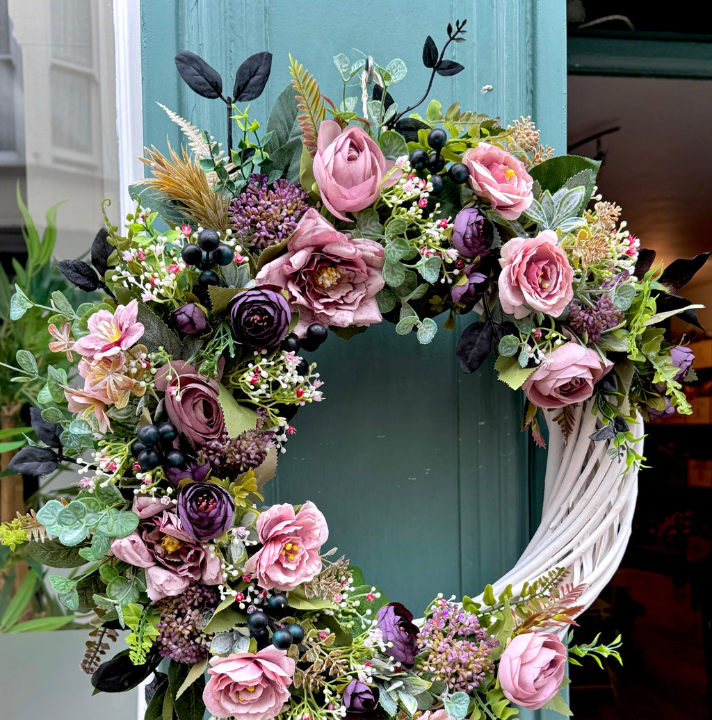 Midnight Moon Summer/Autumn Wreath