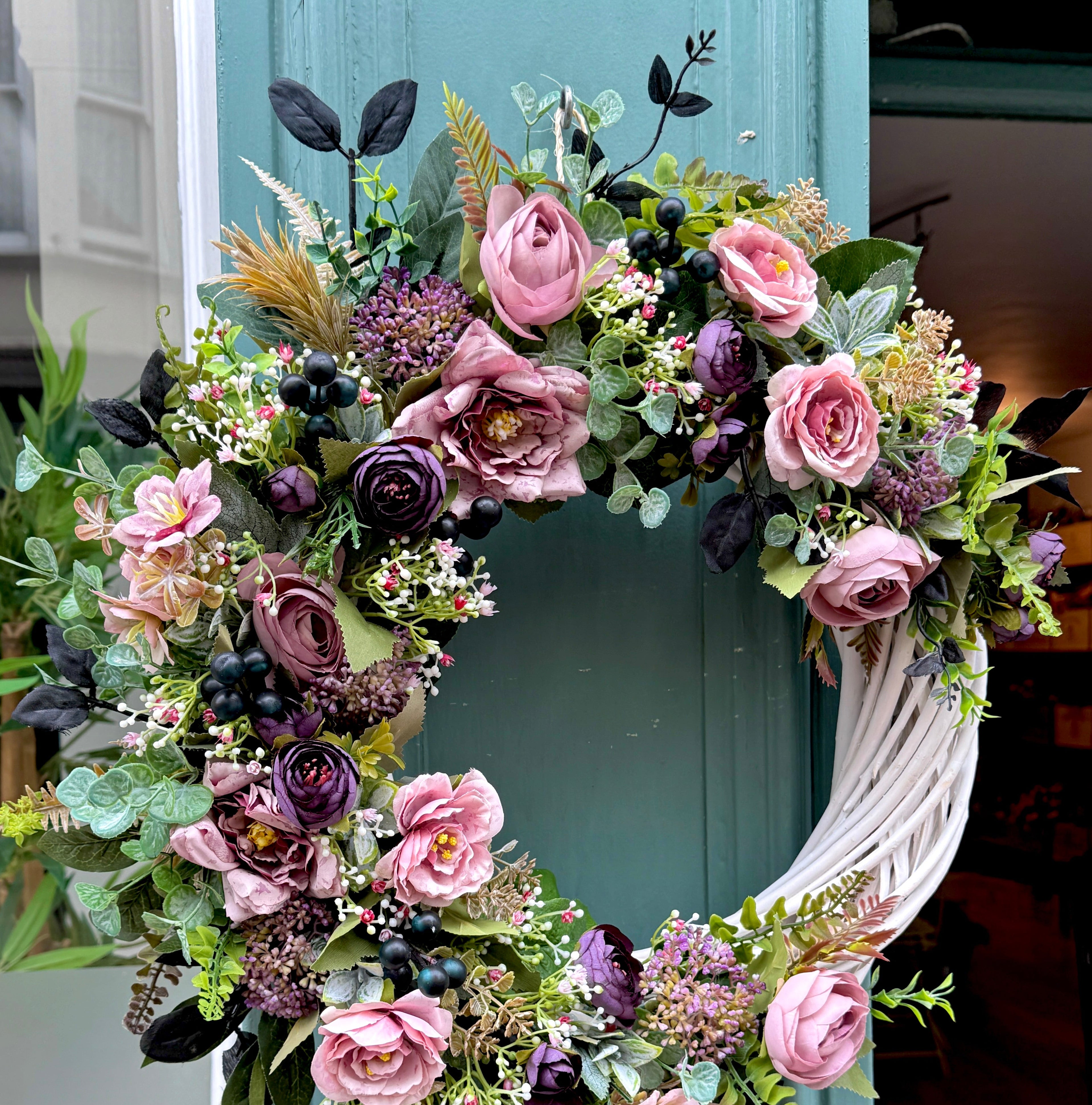 Midnight Moon Summer/Autumn Wreath