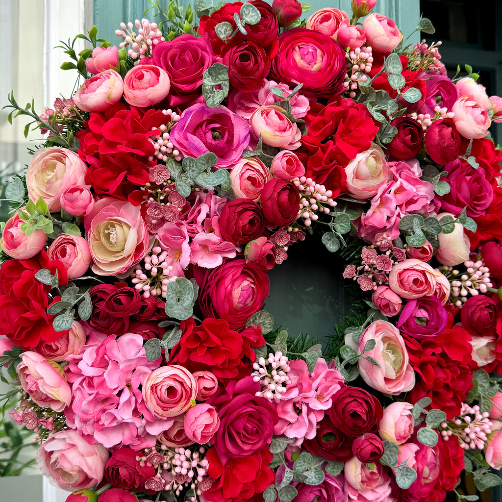 Strawberry Daiquiri Artificial wreath