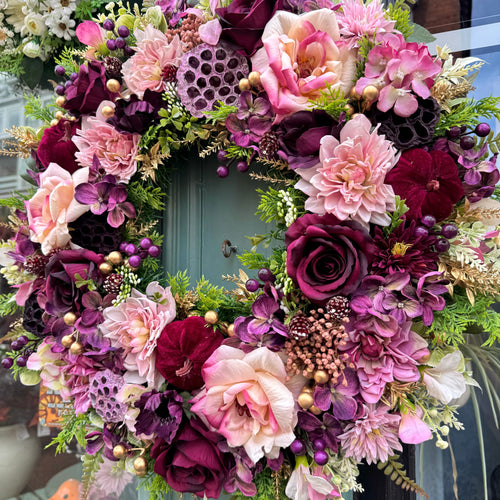 Autumn Wreath | extra large Golden Plum Harvest