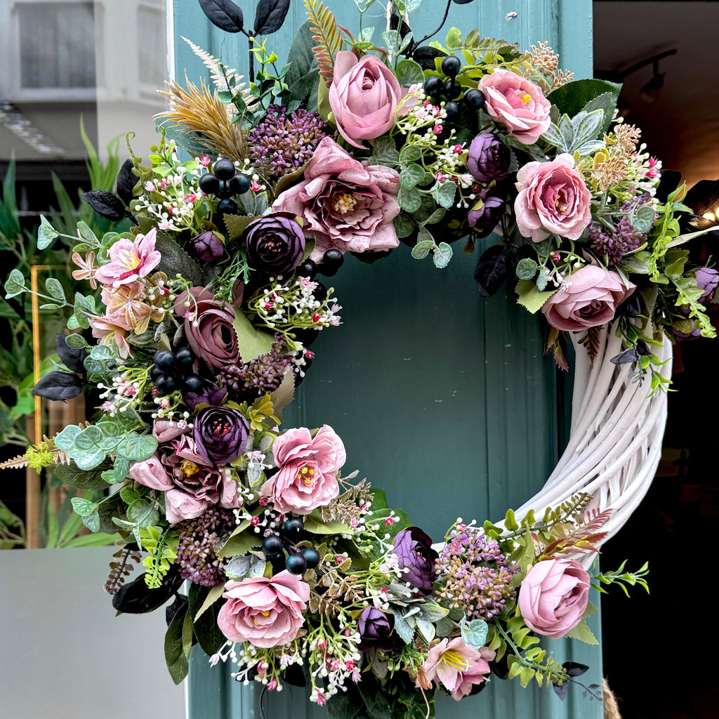 Midnight Moon Summer/Autumn Wreath