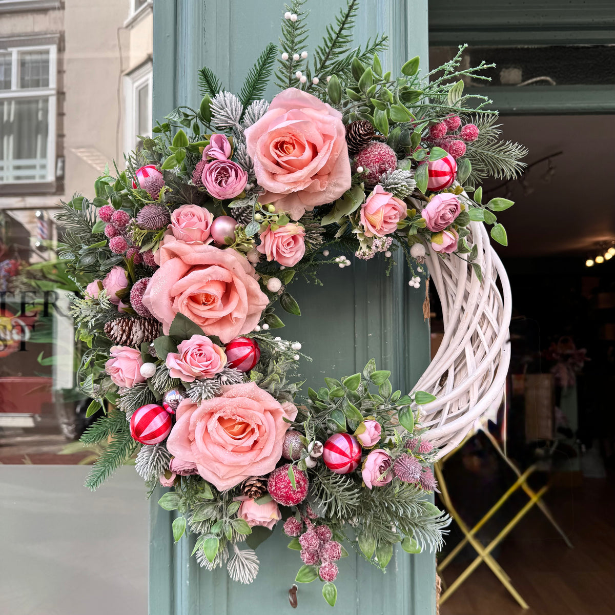 Christmas Wreath | Frosted Rose
