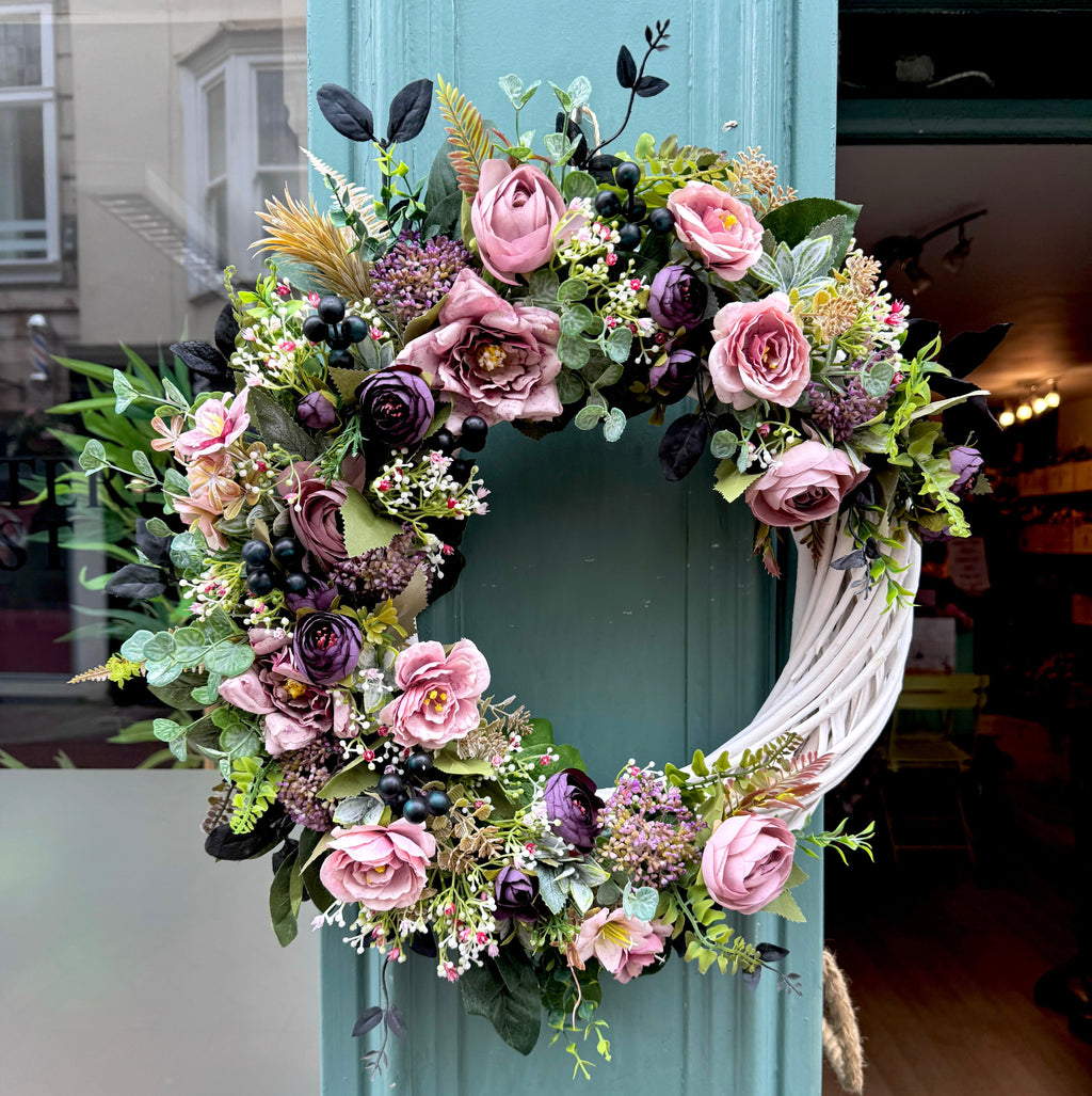 Midnight Moon Summer/Autumn Wreath