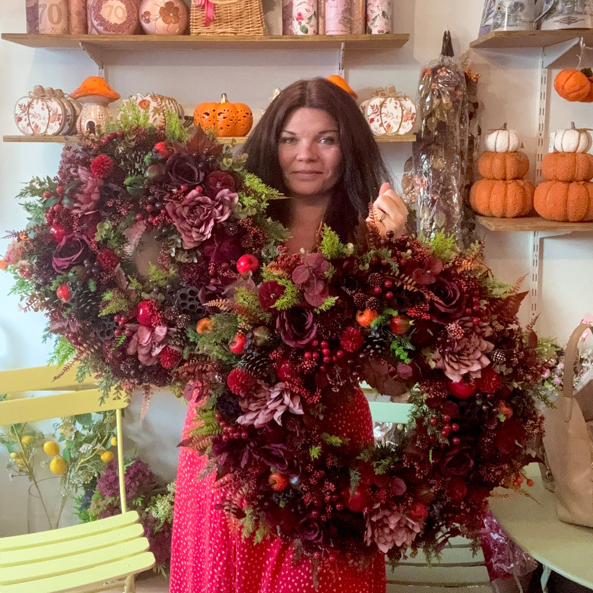 Autumn/Christmas Wreath | Mulled Wine