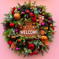 Christmas Wreath | Gingerbread Welcome