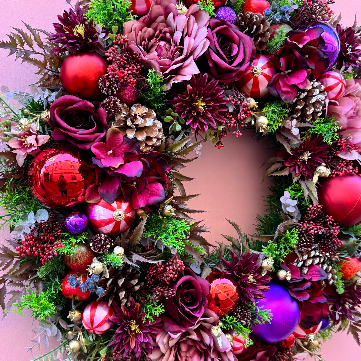 Christmas Wreath | Baubled Mulled Wine