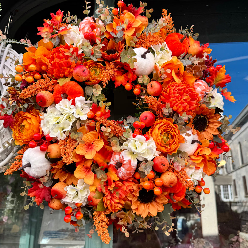 Autumn Wreath | Spiced Gingham