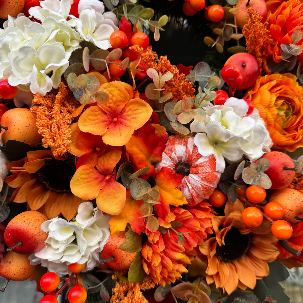 Autumn Wreath | Spiced Gingham