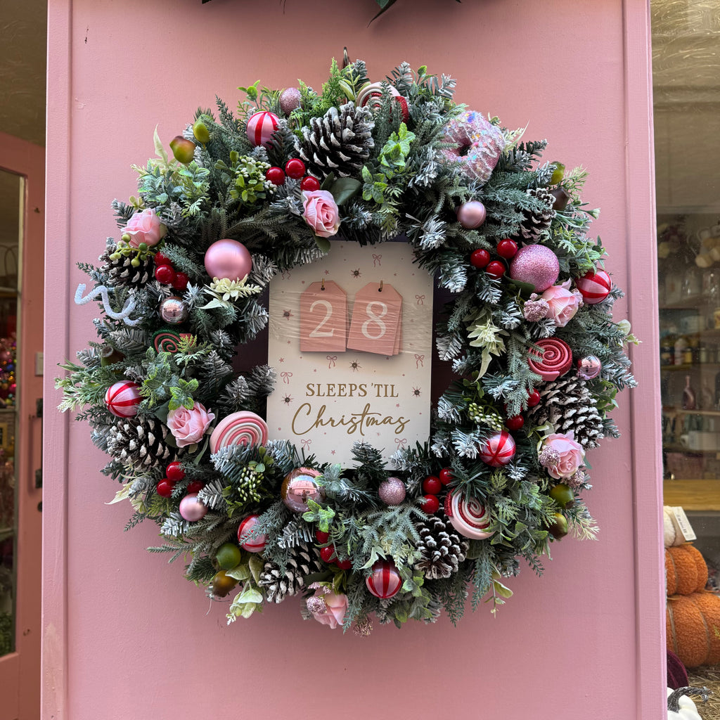 Large Christmas Wreath | Countdown to Xmas