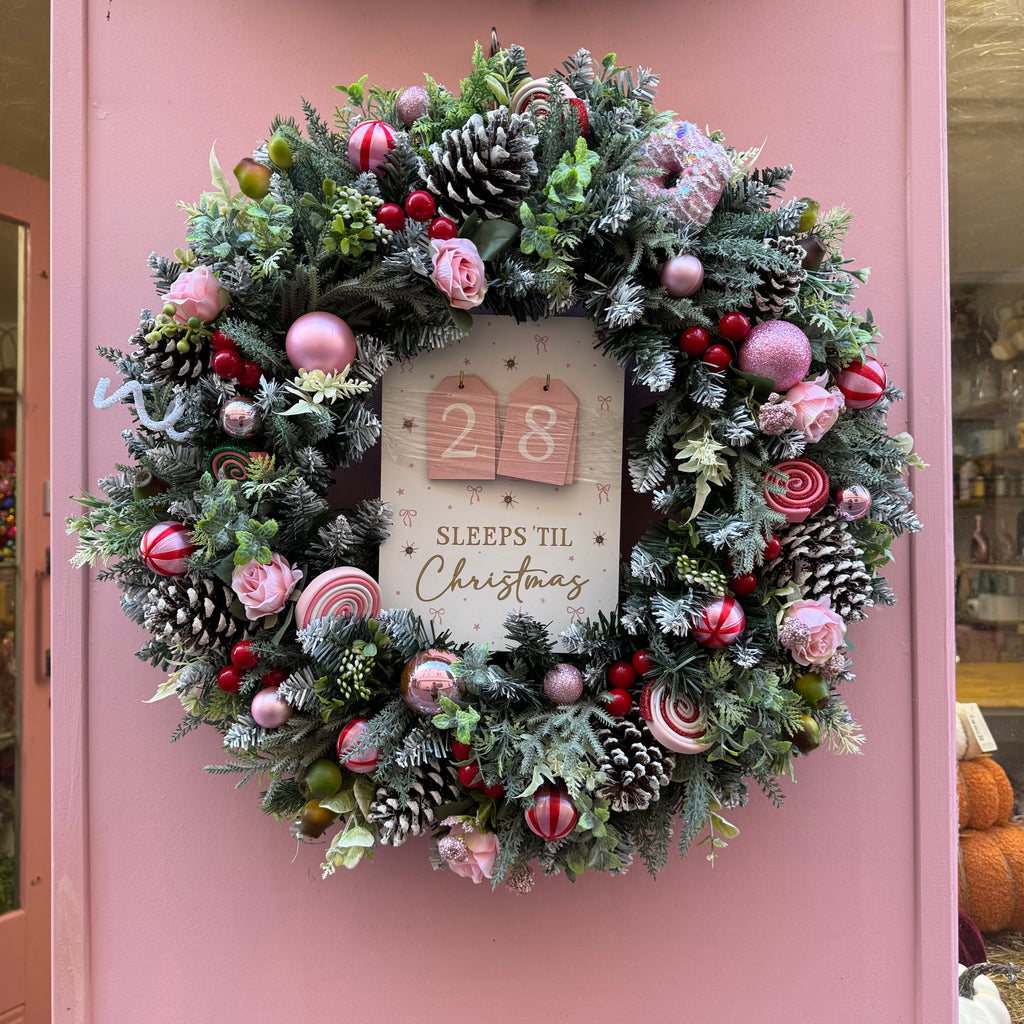 Large Christmas Wreath | Countdown to Xmas