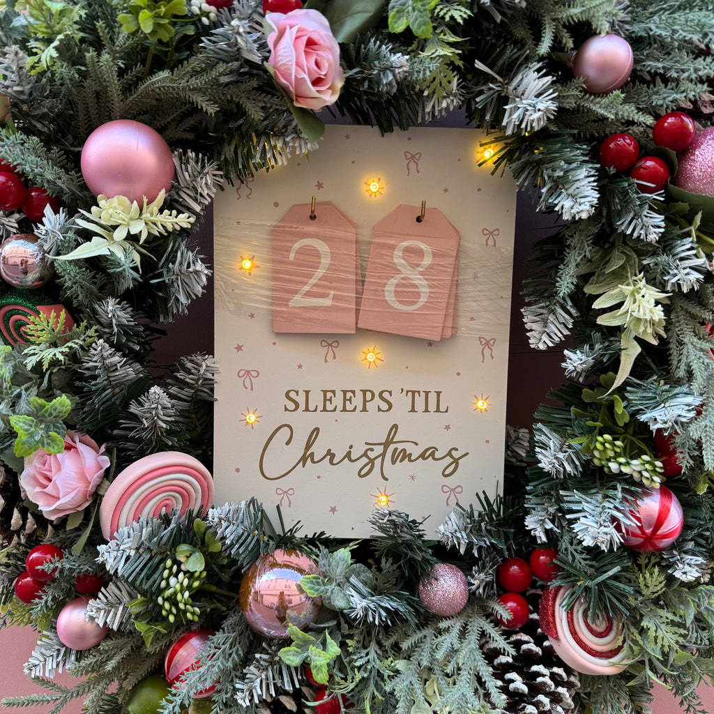 Large Christmas Wreath | Countdown to Xmas